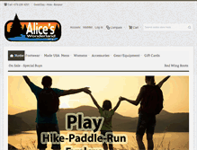 Tablet Screenshot of aliceswonderland.com